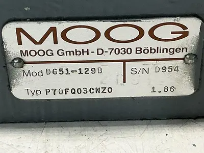 USED MOOG D651-129B