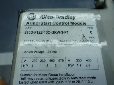 USED ALLENBRADLEY 280DFN10C