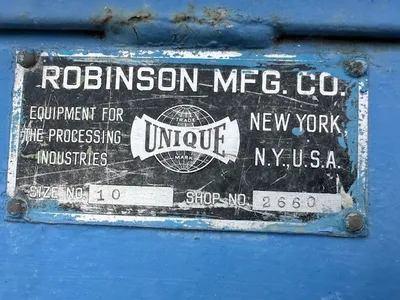 ROBINSON MFG., CO. 70 CUBIC FOOT Ribbon & Paddle Powder Mixers | Perry Equipment (11)