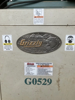 USED GRIZZLY G 0529 OCCILLATING BELT AND DISC SANDER