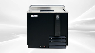 171-0240 36" Self Contained Back Bar Beer Bottle Cooler