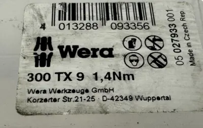 NEW WERA 300 TX 9/1.4 NM
