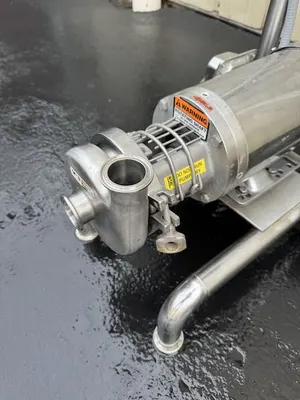 Used _UNKNOWN_ C114-56C TOP FLOW SANITARY CENTRIFUGAL PUMP ON STAINLESS STEEL WHEELED CART. DAYTON MOTOR Sanitary  Pump Connecticut US | Litchfield Packaging Machinery #1314111