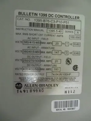 Allen Bradley DC Control Systems (Never Used)