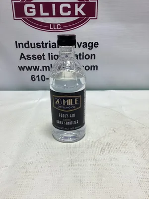 28 Mile Fool’s Gin Hand Sanitizer; 16oz 12/Case -NIB