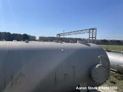 Unused 4000 Gallon Horizontal Tripoint Tank, Carbon Steel Construction.