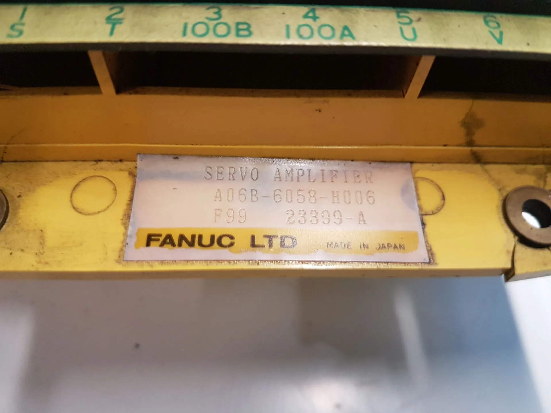 (REF 145) FANUC SERVO AMP A06B-6058-H006