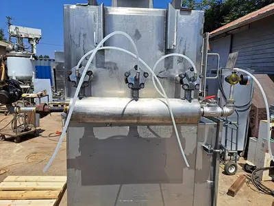 Dust Collector, Bin Vent, 40 SF, Stainless Steel, Pulse Jet, #5751584