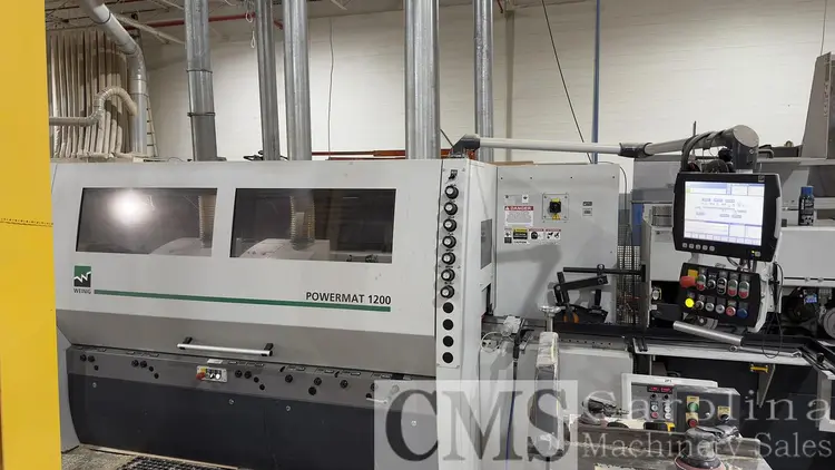 Used WEINIG POWERMAT 1200 MOULDER WITH INFEED Woodworking Moulders CA | CAROLINA MACHINERY SALES #908945