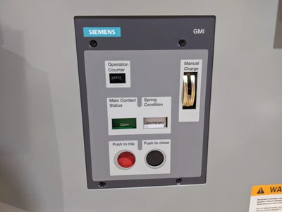 Siemens High Voltage Breaker  15-GMI-500-1200-37