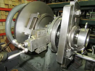 3382-385 Antique RA LIENHARD SUISSE Chaux-De-Fonds Horizontal & Vertical Rotary Engine TURNING / BROCADING MACHINE