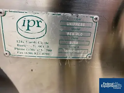 USED Manesty Manesty IPR Tablet Press, Model Unipress, 34 Station