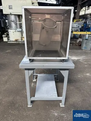 USED Patterson-Kelley 8 Quart P-K Twin Shell Blender, Plastic, Pin Bar