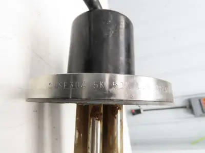 Nippon Stainless Immersion Tank Heater Element 5Kw 200V 3PH 12" Tubes 5" Flange