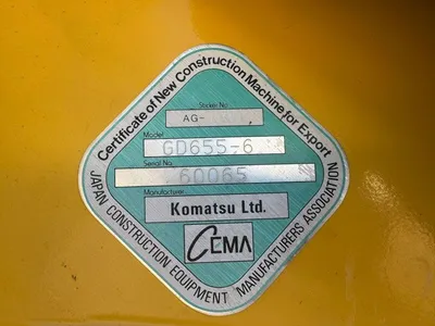 2016 Komatsu GD655-6