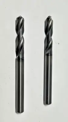 5/16 Solid Carbide Drill Bit Coolant Thru Used Made in USA Lot of 2