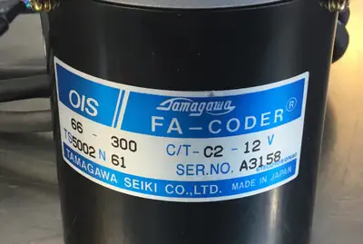 Used Tamagawa 66-300C/T-C2-12V PLC Processors South Carolina US | Palmetto Automation #1319538