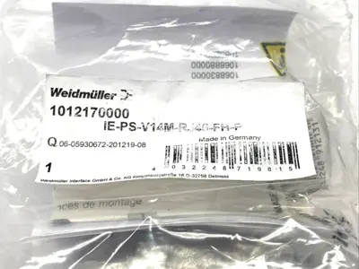 New | in-Stock Weidmuller IE-PS-V14M-RJ45-FH-P,1012170000 Electrical Fittings Michigan US | Maverick Industrial Sales #1391919