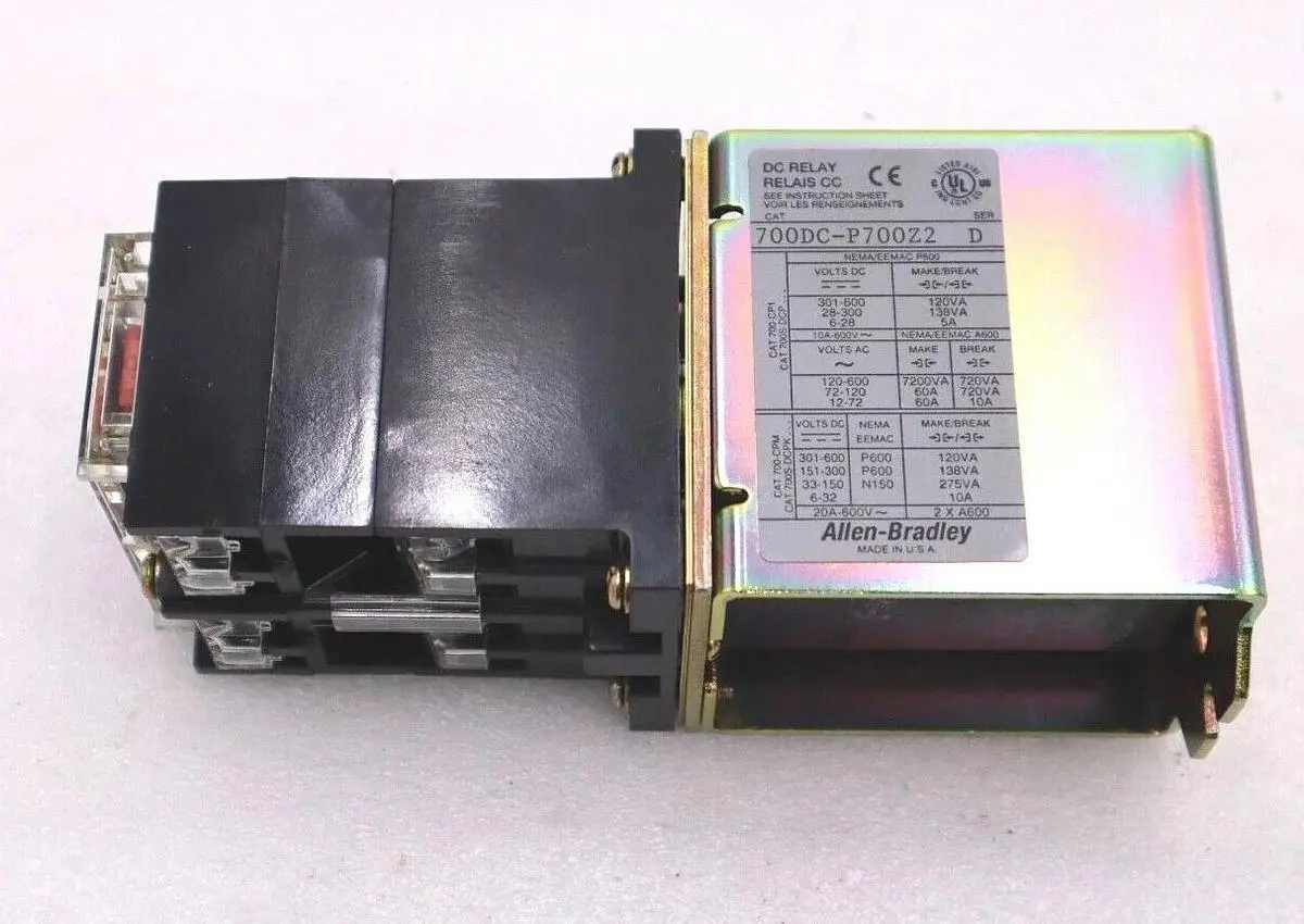 ALLEN BRADLEY BULLETIN 700DCP700Z2 DC RELAY RELAIS CC SERIES D #L-225