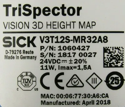 NEW SICK V3T12S-MR32A8 TRISPECTOR 1060427 V3T12SMR32A8
