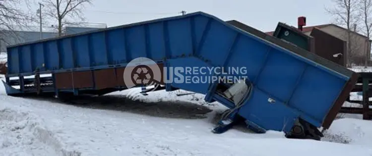 Used 2012 ENDURAVEYOR 72" WIDE CLEATED STEEL BELT CONVEYOR Conveyors Indiana US | US Recycling Equipment #1133566