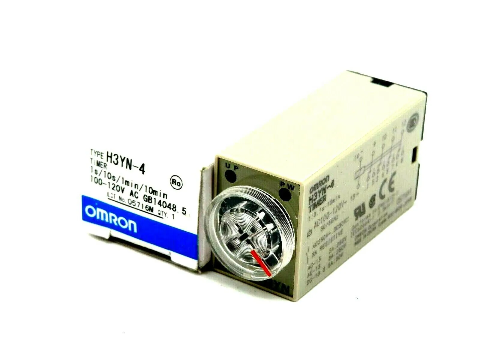 NEW OMRON H3YN-4 SOLID STATE TIMER 100-120V H3YN4