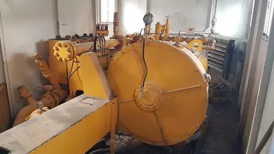 USED OILWELL S-856-10, (FORMERLY S-824-10) 5 3/4 X 8 TRIPLEX MUD / FRAC PUMP PACKAGE