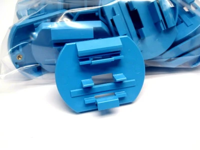 USED SICK ABS-PC PLASTIC BLUE MOUNTING BRACKET