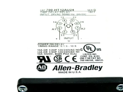 NEW ALLEN BRADLEY 700-HT12AU24 RELAY SER.D 700HT12AU24