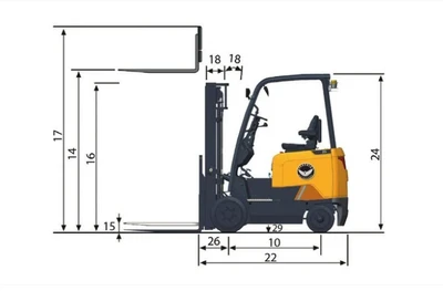 USED 2022 LG-FORKLIFT FL25-C