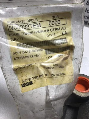 Tuthill 3CFA-9014 Hydraulic Lubrication Pump