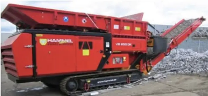 Used 2013 HAMMEL RECYCLINGTECHNIK GMBH 850DK Shredders Illinois US | Alan Ross Machinery #1251404