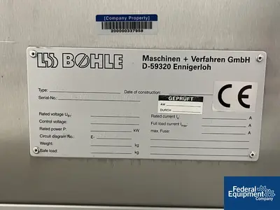 USED Bohle LB Bohle Bin Blender, model LM40