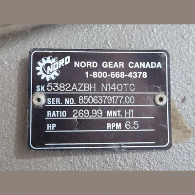 Used NORD GEAR SK5382AZBH N140TC Speed Reducers British Columbia CA | Savona Equipment LTD #1303970