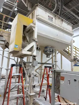 Used Industrial Ribbon Blender, 200 Cubic Foot, Stainless Steel, 50 HP with Rotary Valve