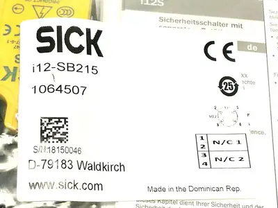 New | in-Stock SICK I12 S Relays & Switches | Maverick Industrial Sales #1104080