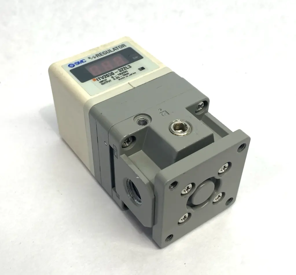 Used SMC Electro-Pneumatic Regulator, 2000 Size, 0~10VDC Input Air Pressure Regulators Michigan US | Maverick Industrial Sales #1394282