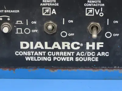 Miller DIALARC HF Tig Welder Power Source 250Amp AC Footpedal 1Ph 230V