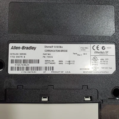 Used Allen-Bradley Allen-Bradley 1756-EN2TR / B ControlLogix PLC Ethernet Equipment California US | American Industrial Supply Co. #1513411