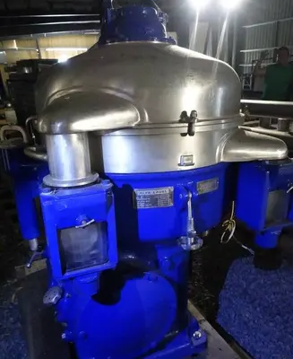 (2) Alfa-Laval SVSX 210B-74 concentrators, 316SS.