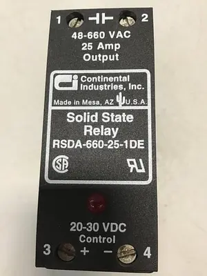 USED CONTINENTAL INDUSTRIES RSDA-660-25-1DE