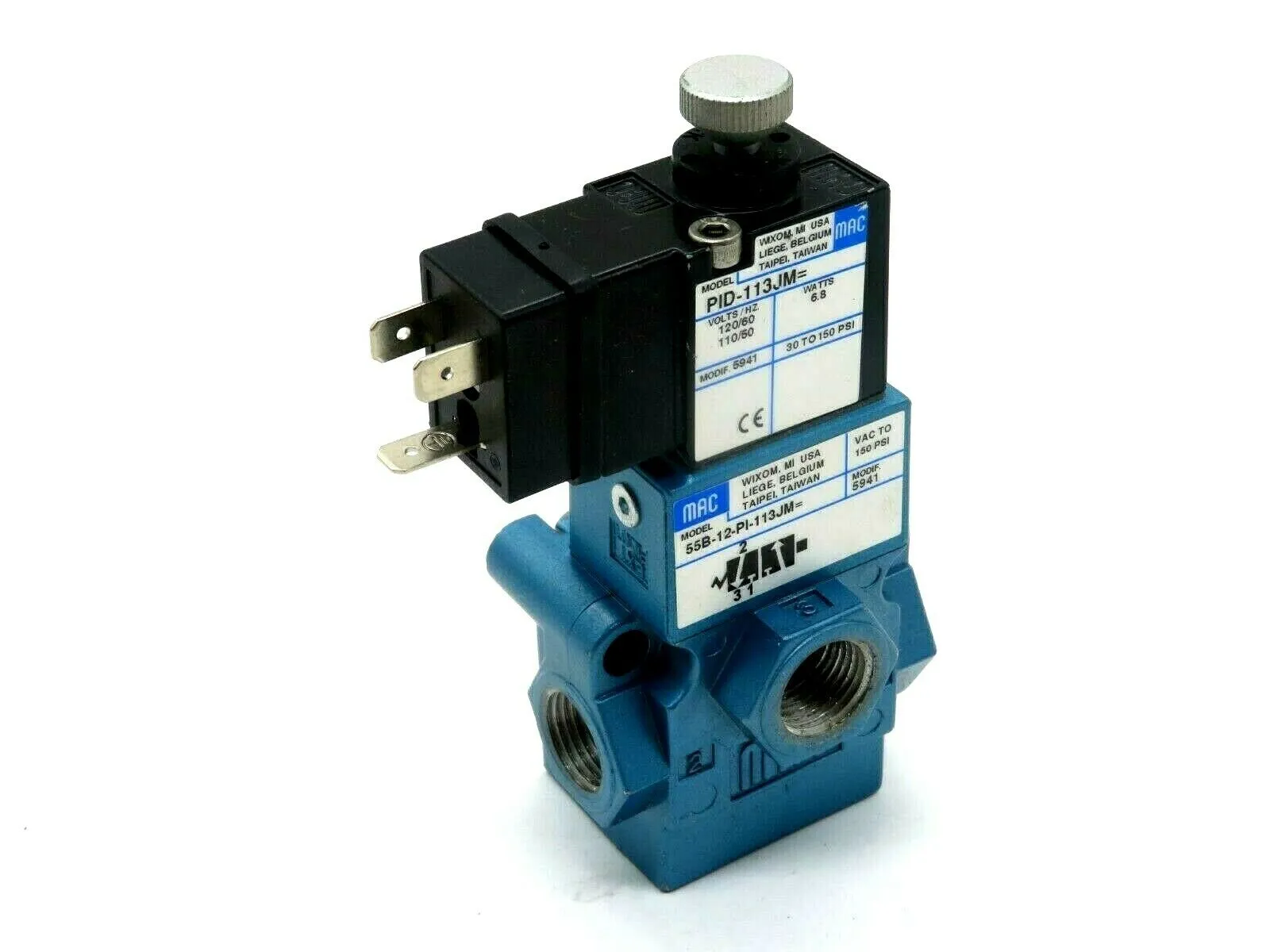 NEW MAC VALVES SOLENOID VALVE
