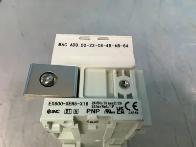 Used SMC EX600SEN5X16 PLC Ethernet Equipment Ohio US | HGR 24 #1550054