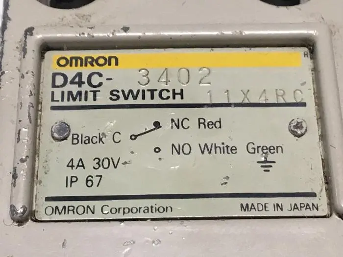 Used OMRON D4C-3402 Relays & Switches Michigan US | Ideal Machinery #575544