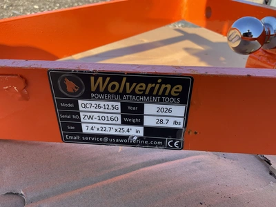 Used WOLVERINE QC7-26-12.5G QUICK COUPLER 7, Hitches Michigan US | Miedema Asset Management Group #1579567