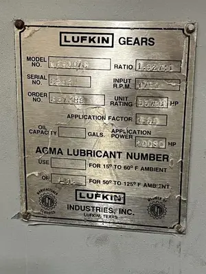USED LUFKIN NF3007C
