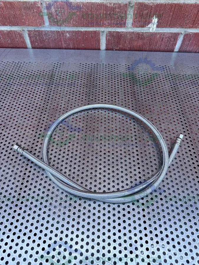 Unbranded 60" Stainless Steel Braided Hose w/ 1/2" NPT Fittings
