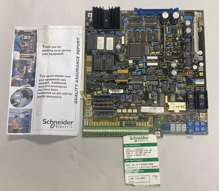 Used SIEMENS R1-106-100-522 Miscellaneous Equipment (Electrical & Power) | Surplus Asset Holdings #1201735