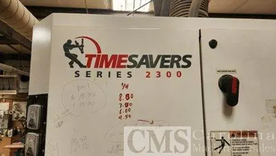 USED 2008 TIMESAVERS MODEL 2300 3-HEAD WIDE BELT SANDER
