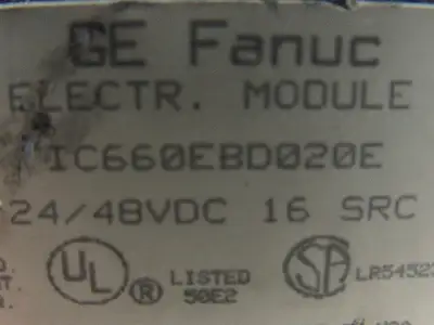GE Fanuc IC660EBD020E Electronic Module 24/48vdc 16 src